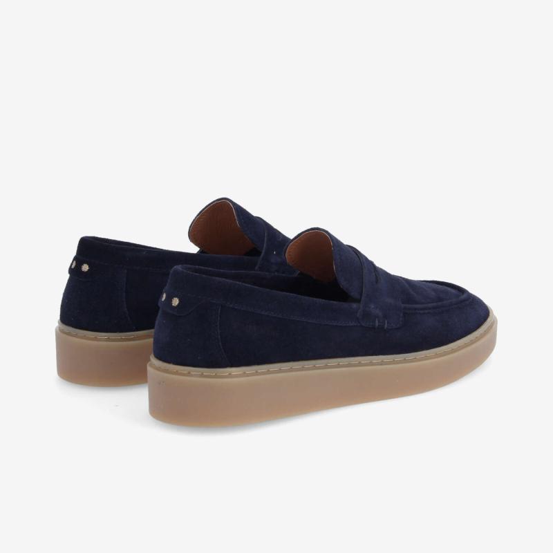 LOAFLY MOC M - SUEDE - NAVY